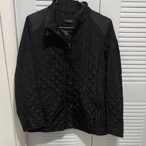 Lauren Ralph Lauren Black Quilted Women's Utility winter/ fall Jacket